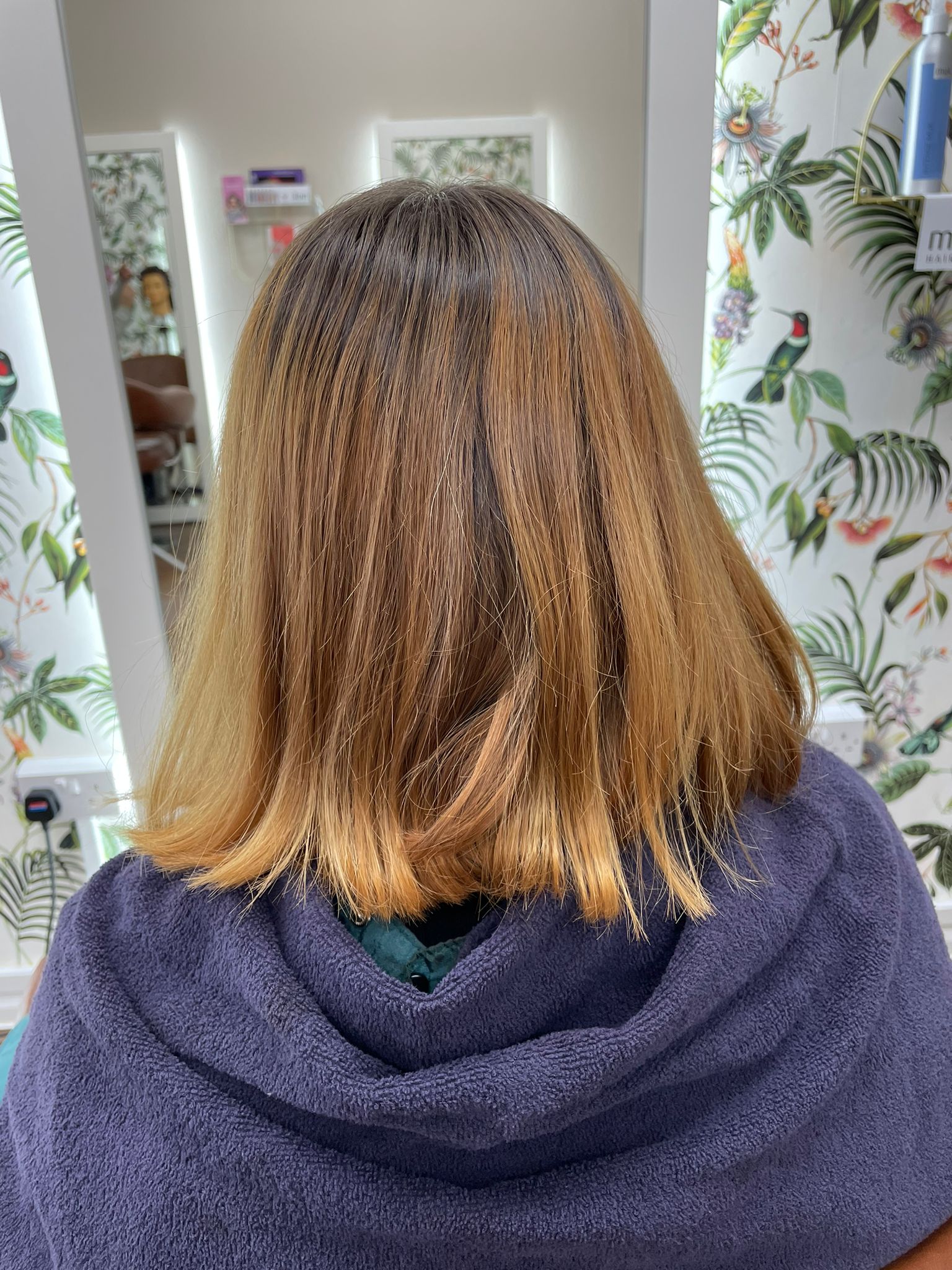 Before honey bambi hair trend colour