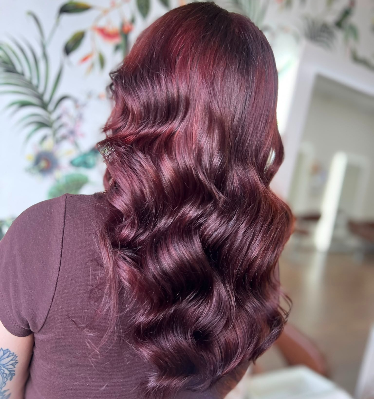 Auburn colour transformation