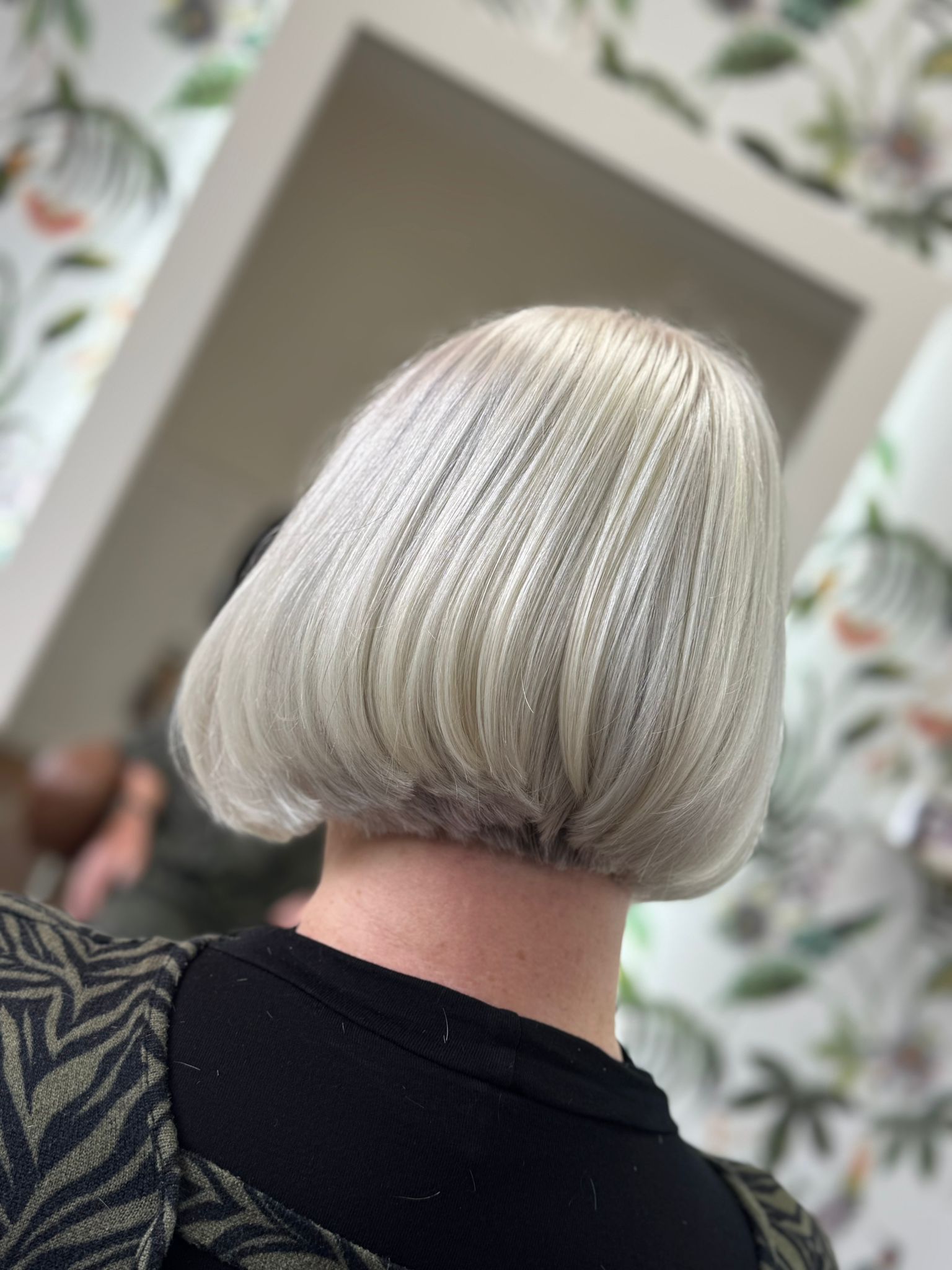 Tucked bob cut Kayley