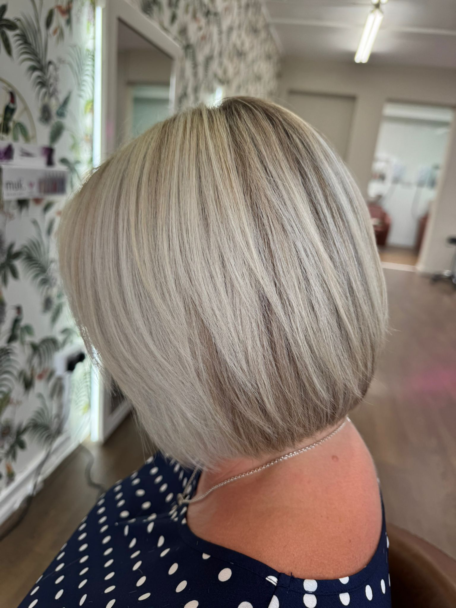 Short bob ladies haircut