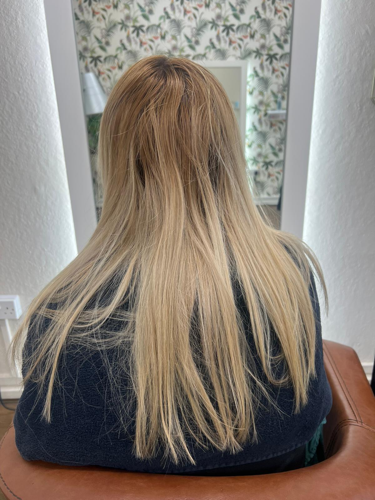 Blonde colour change copper