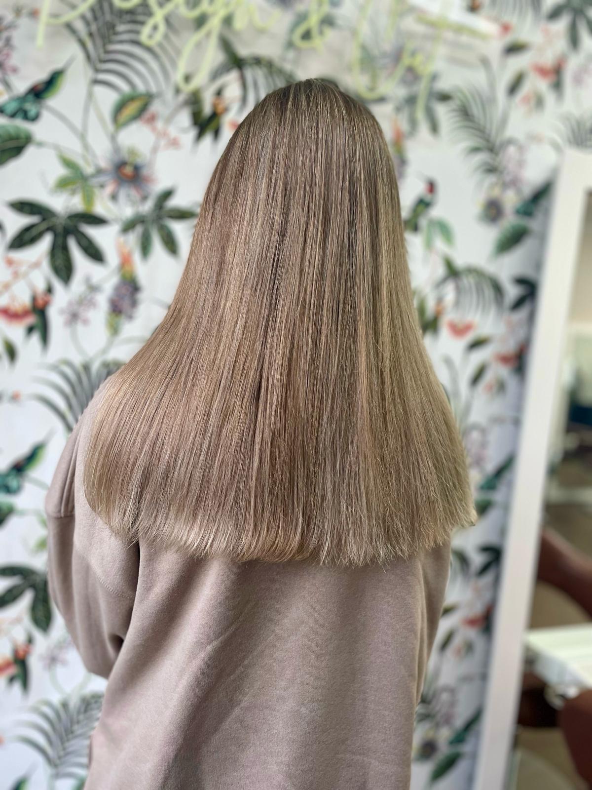 Colour correction with blonde