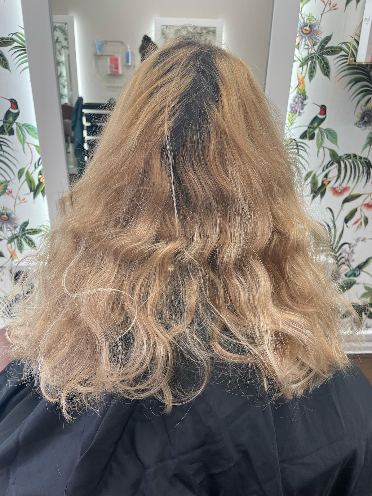 Colour correction before