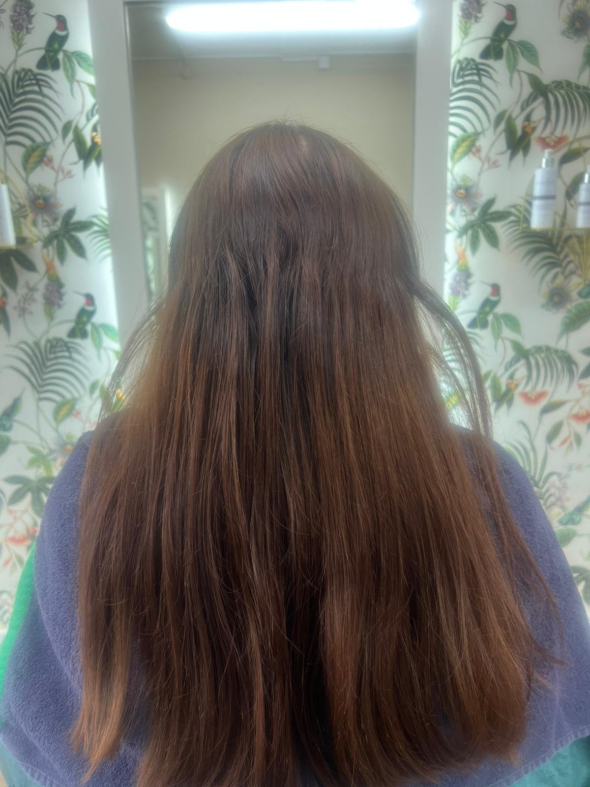 Before full head colour