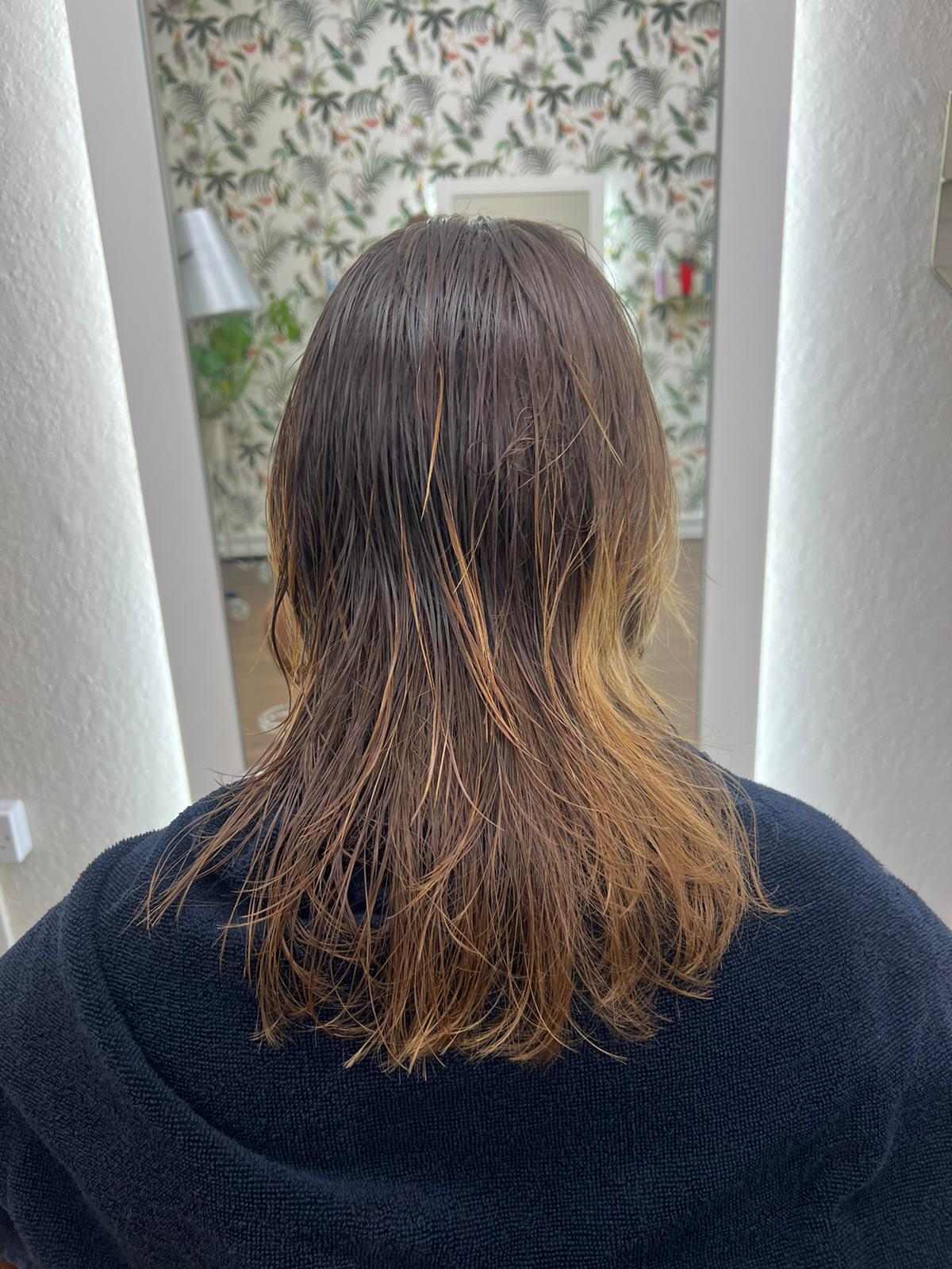 Before Hair extensions