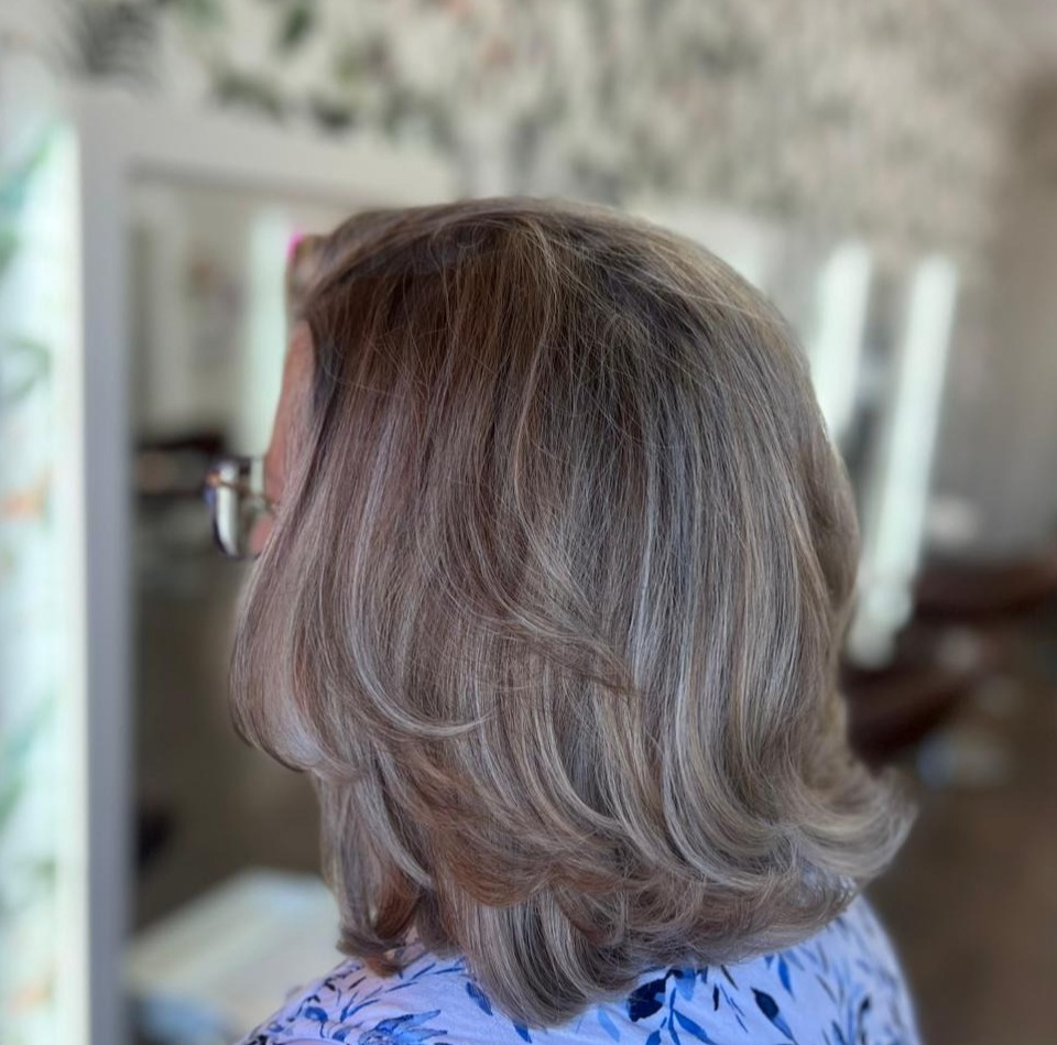 short swishy style and colour