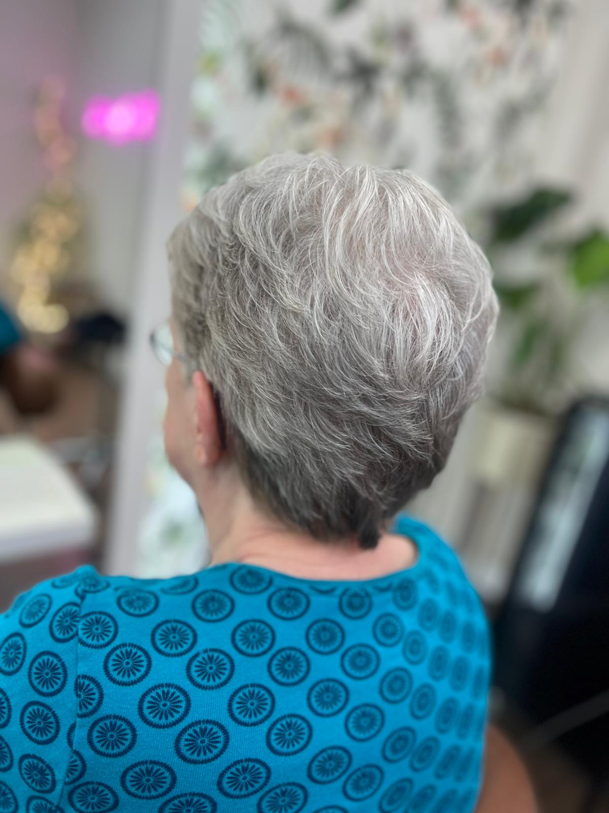 Short ladies haircut